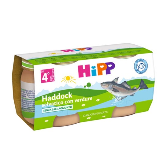 Hipp Wild Haddock With Organic Vegetables 2x80g