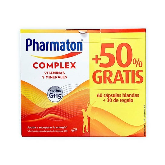 Pharmaton Complex Gingseng 66+34caps