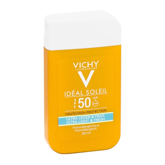 Vichy ideale Sonne spf50 Tasche Tasche Tasche Gesicht ultra leicht und frisch 30ml