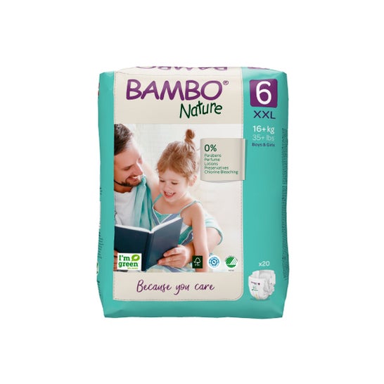 Bambo Nature pannolino taglia 6 XXL 40 pezzi