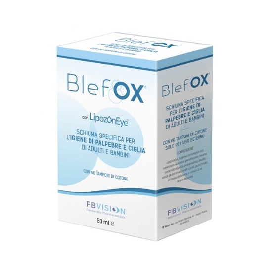 BlefOX Schiuma Igiene Palpebre & Ciglia 50ml + 60 Unità