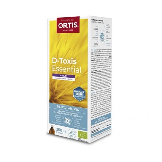 Ortis D-Toxis Essential Frambuesa Hibicus 250ml