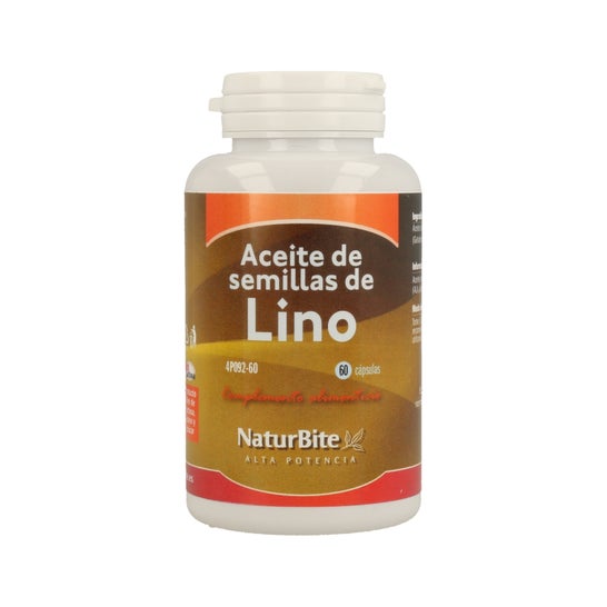 Naturbite Aceite Semillas Lino 1000mg 60caps