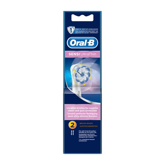 Oral-B cabezal de cepillo eléctrico EB60 Sensi Ultrathin 2 unidades