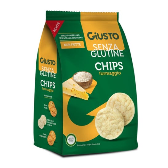 Giusto Senza Glutine Chips Formaggio Bio 40g
