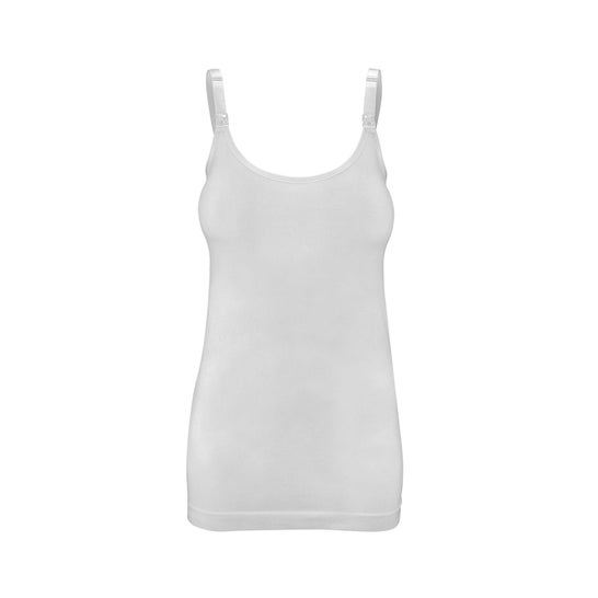 Bravado Camicia da notte per l'allattamento al seno Classic Cami White XL