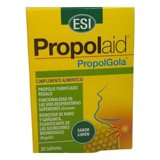 ESI Propolaid PropolGola Limón 30 Tabletas