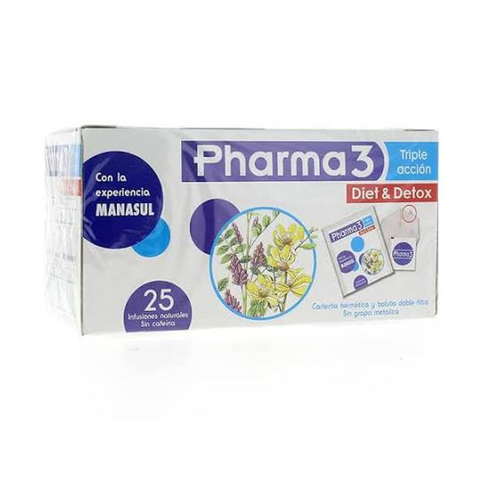 Pharma3 Diet & Detox 25 infusiones