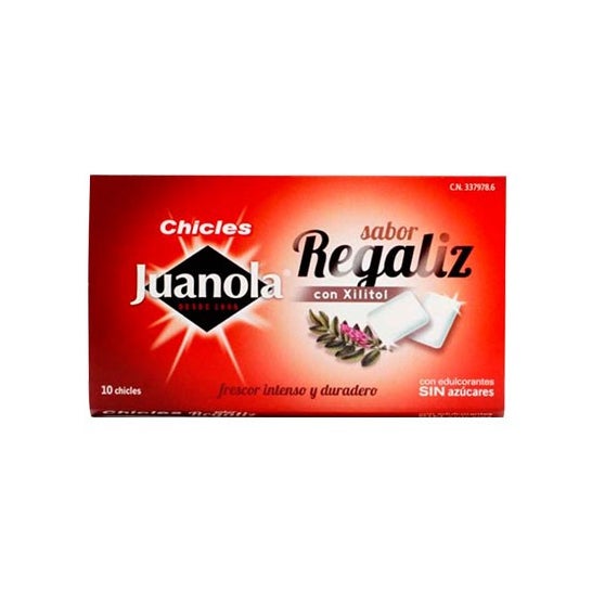 Juanola™ liquorice chewing gum with Xylitol 10 u.
