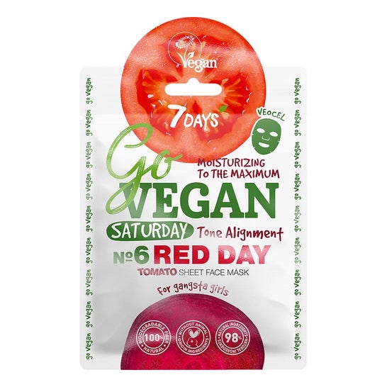 7Days Go Vegan Mascarilla Teñido Perfecto Hoja Vegana 25g