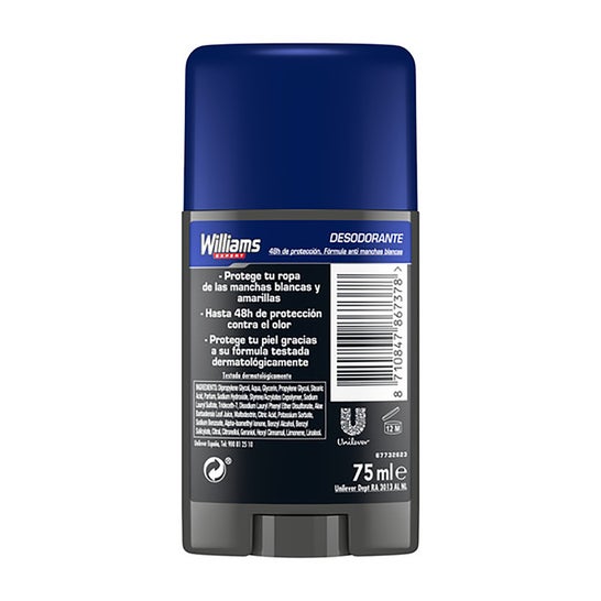 Williams Invisible 48H Deo Stick 75ml