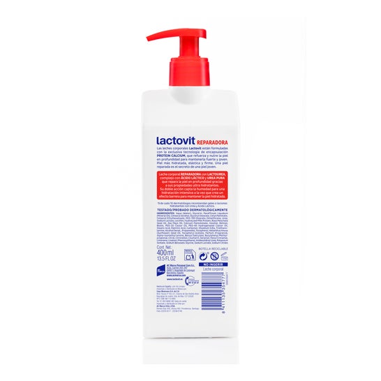 Lactovit LactoUrea Leche Corporal Reparadora 400ml