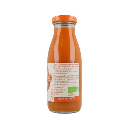 Voelkel Zumo Zanahoria y Mango Bio 250ml