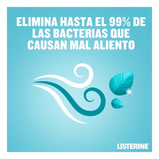 Listerine Enjuague Bucal Mentol Sabor Suave Sin Alcohol 500ml