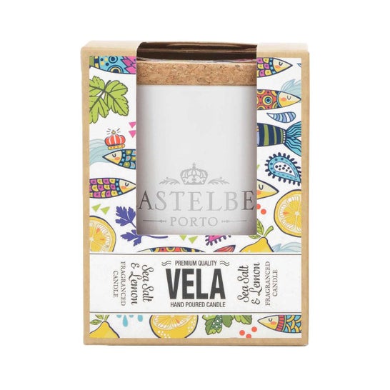 Castelbel Sardinha Vela Sais Marinhos & Limão 190 g