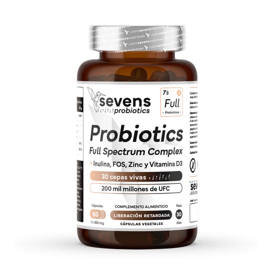 Sevens Nutrition Probiótico Full Spectrum Complex 60caps