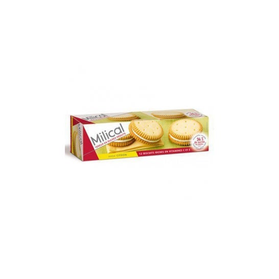 Milical - Biscuits dittiques citron 12 biscuits