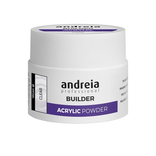 Andreia Professional Akryl negle konstruktionspulver klar 35g