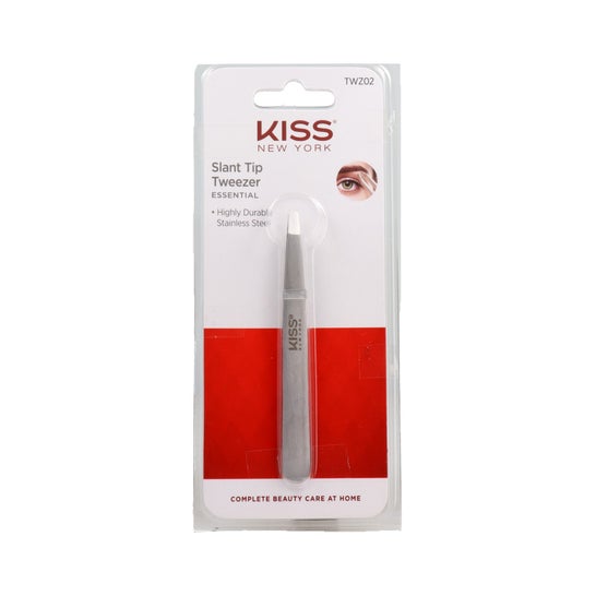 Red By Kiss KNY Slant Tip Tweezer Essential 1ud