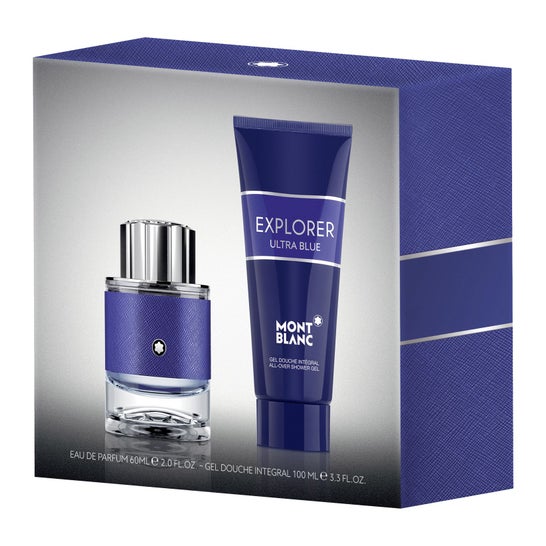 Montblanc Set Explorer Ultra Blue Edp 60ml + Shower Gel 100ml