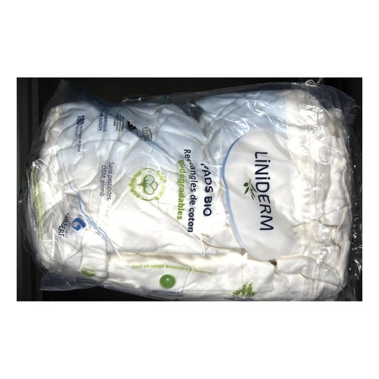 Gilbert Pads Bio Rectangles De Coton 180 Unités