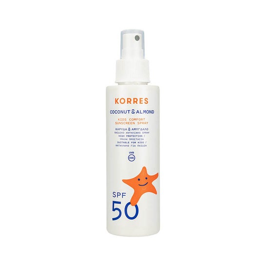 Korres Coconut & Almond Kids Comfort Sunscreen Spf50 150ml