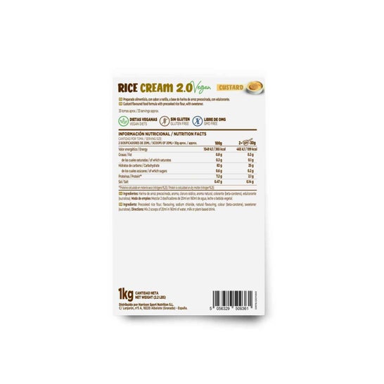HSN Crema de Arroz 2.0 Natillas 1000 g