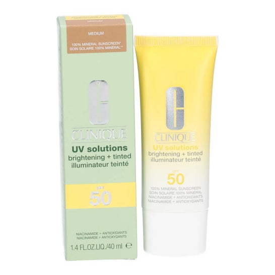 Clinique UV Solutions Brightening + Tinted Medium SPF50 Protector Solar 40 ml