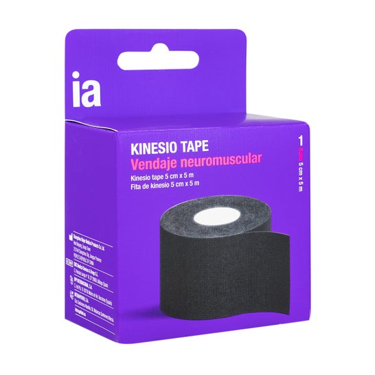 Interapothek Kinesio Tape Bandage Sort 5 cm x 5 m