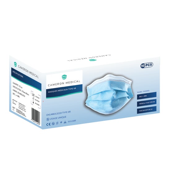 Cameron Medical IIR Surgical Face Mask 50 units