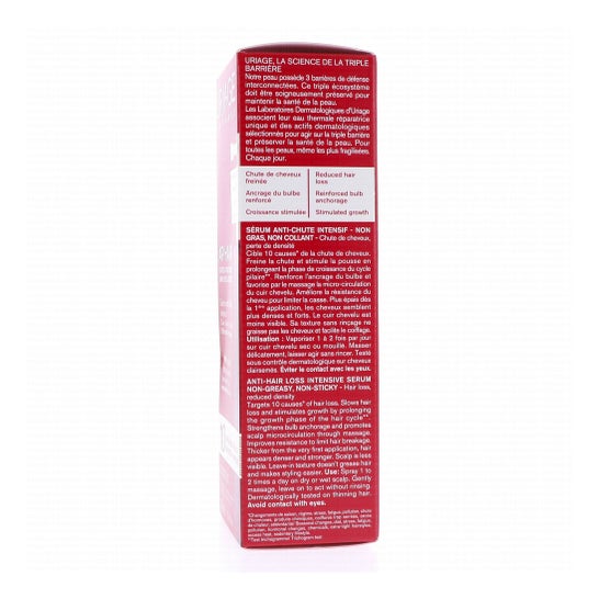Uriage AP Hårserum Mod Hårtab Intensiv 100 ml