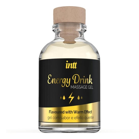 Intt Energy Drink Massage Gel Flavoured with Warm Effect 30ml