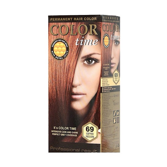 Color Time Dye In Gel Copper Color Passion 69