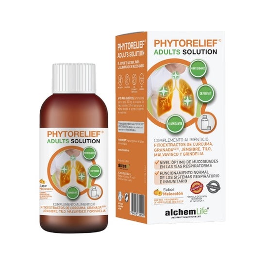 Phytorelief Adults Solution Sabor Melocotón 120ml