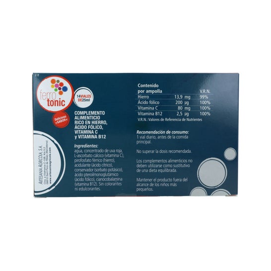 Artesanía Agrícola Ferrotonic 14 uds