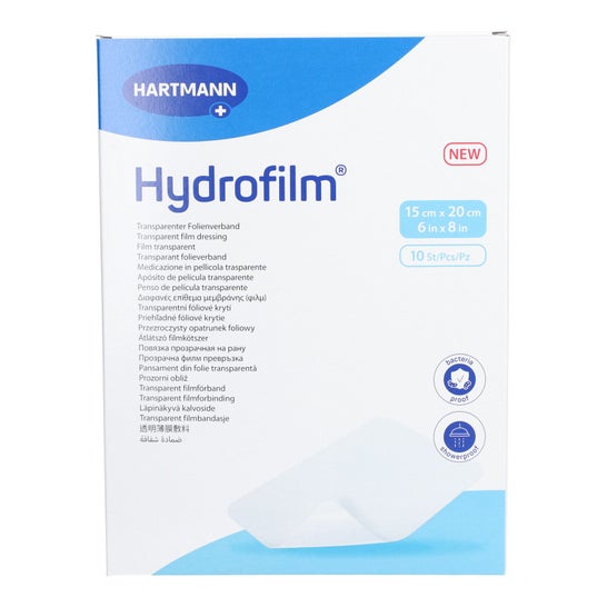 Hydrofilm Apósito Transparente 15x20cm 10uds