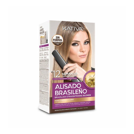 Kativa Brazilian Straightening Blonde Hair Kit
