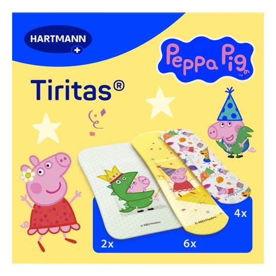 Tiritas Peppa Pig 12 uds