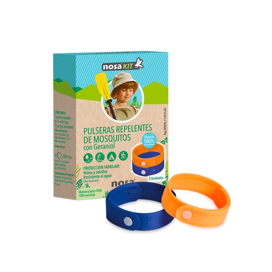 Nosakit Mosquito Repellent Bracelets 3 uts Blue-orange