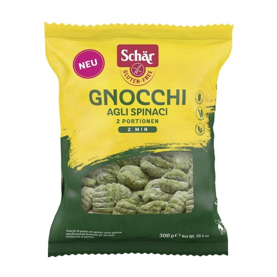 Schär Pasta Ñoquis Espinatos 300g