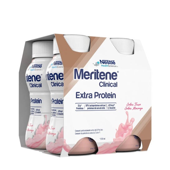Nestlé Meritene Clinical Extra Protein Fresa 4x200ml