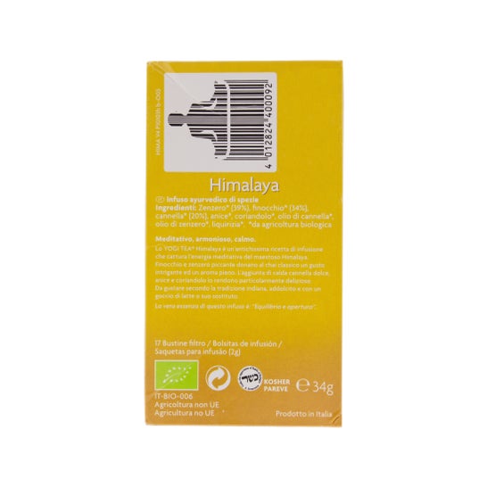 Yogi Tea himalaya 17 bolsas