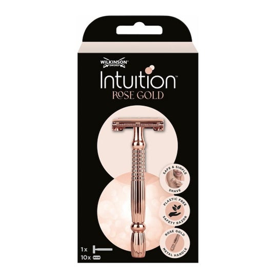 Wilkinson Sword Intuition Rose Gold Barberblad 10 stk