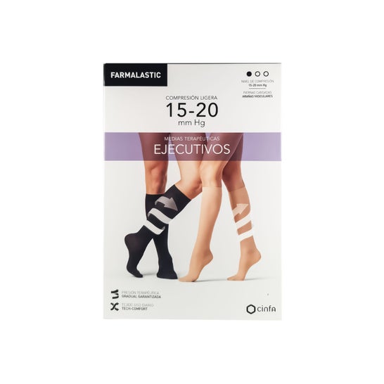 Farmalastic Medium Executive Sock for Women Camel Size XL 1 unit