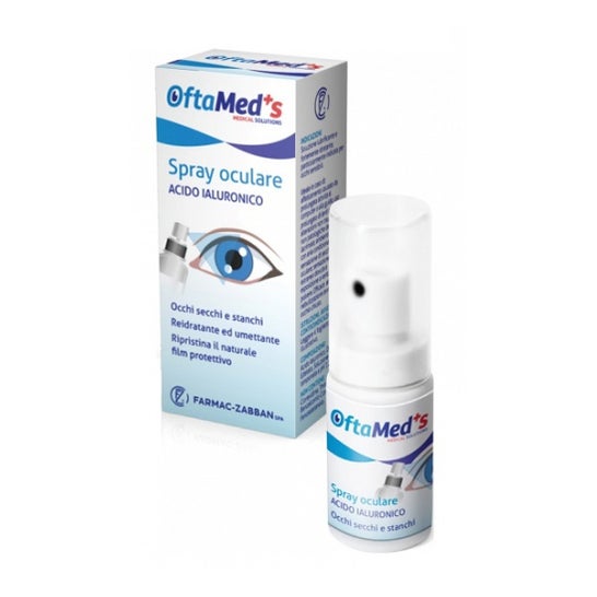 Spray ocular con ácido hialurónico