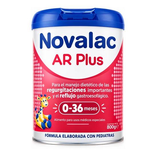 Novalac AR Plus Antiregurgitaciones Leche de Usos Especiales 0-36 meses 800 g