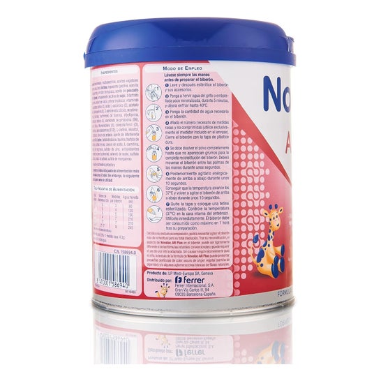 Novalac AR Plus Antiregurgitaciones Leche de Usos Especiales 0-36 meses 800 g