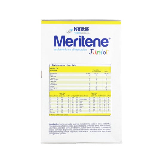 Meritene Junior Batidos de Chocolate Pack de 2 Cajas x 15 Sobres