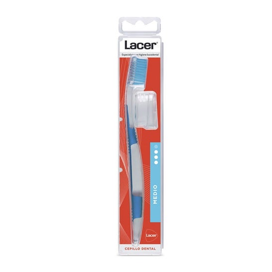 Lacer Cepillo dental medio Lacer 1u