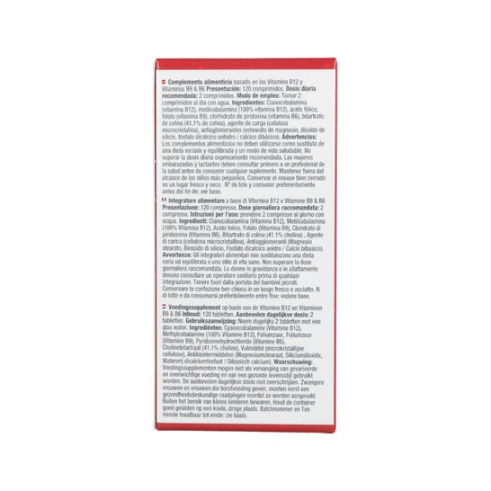 Nutralie Vitamina B12 Complex 2000mcg Cansancio 120 comp